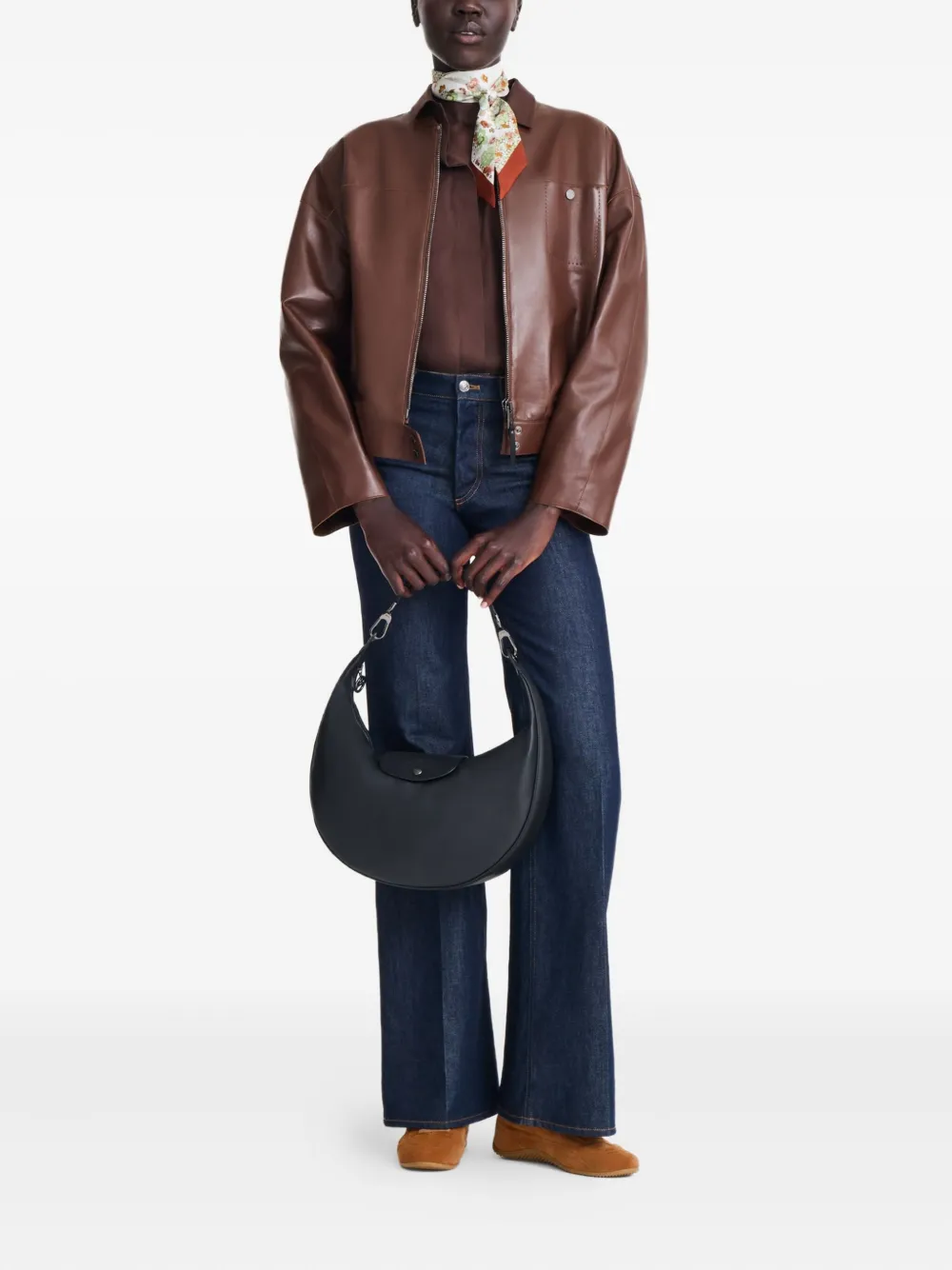 Longchamp Grote Le Pliage Xtra schoudertas - Zwart