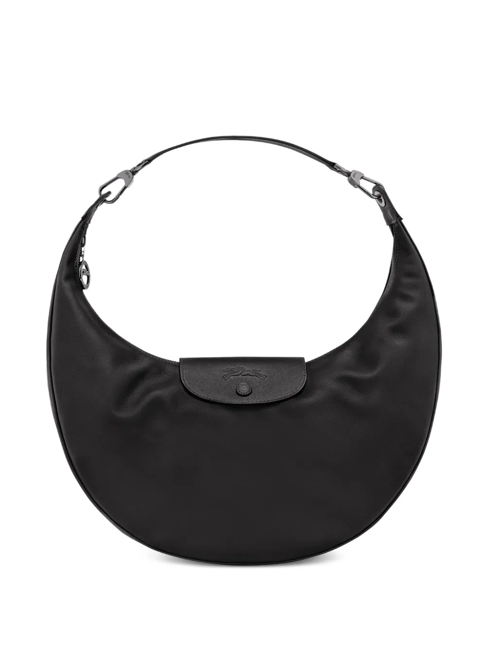 Longchamp ル プリアージュ エクストラ ショルダーバッグ L - ブラック Longchamp ル プリアージュ エクストラ ショルダーバッグ L - ブラック