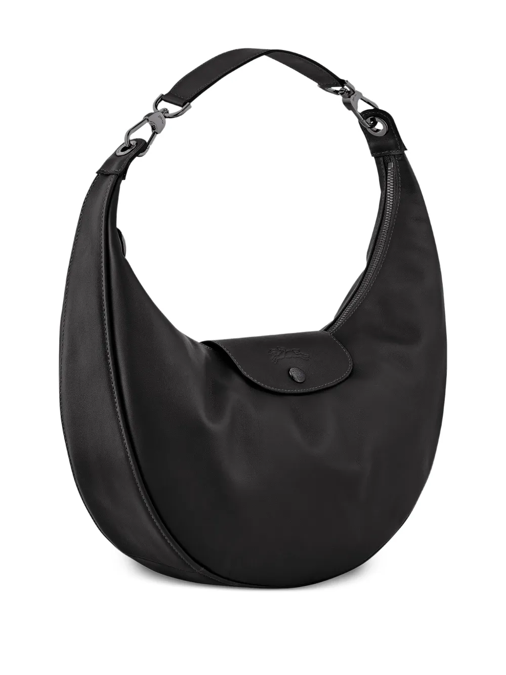 Longchamp Large Le Pliage Xtra Shoulder Bag In Black