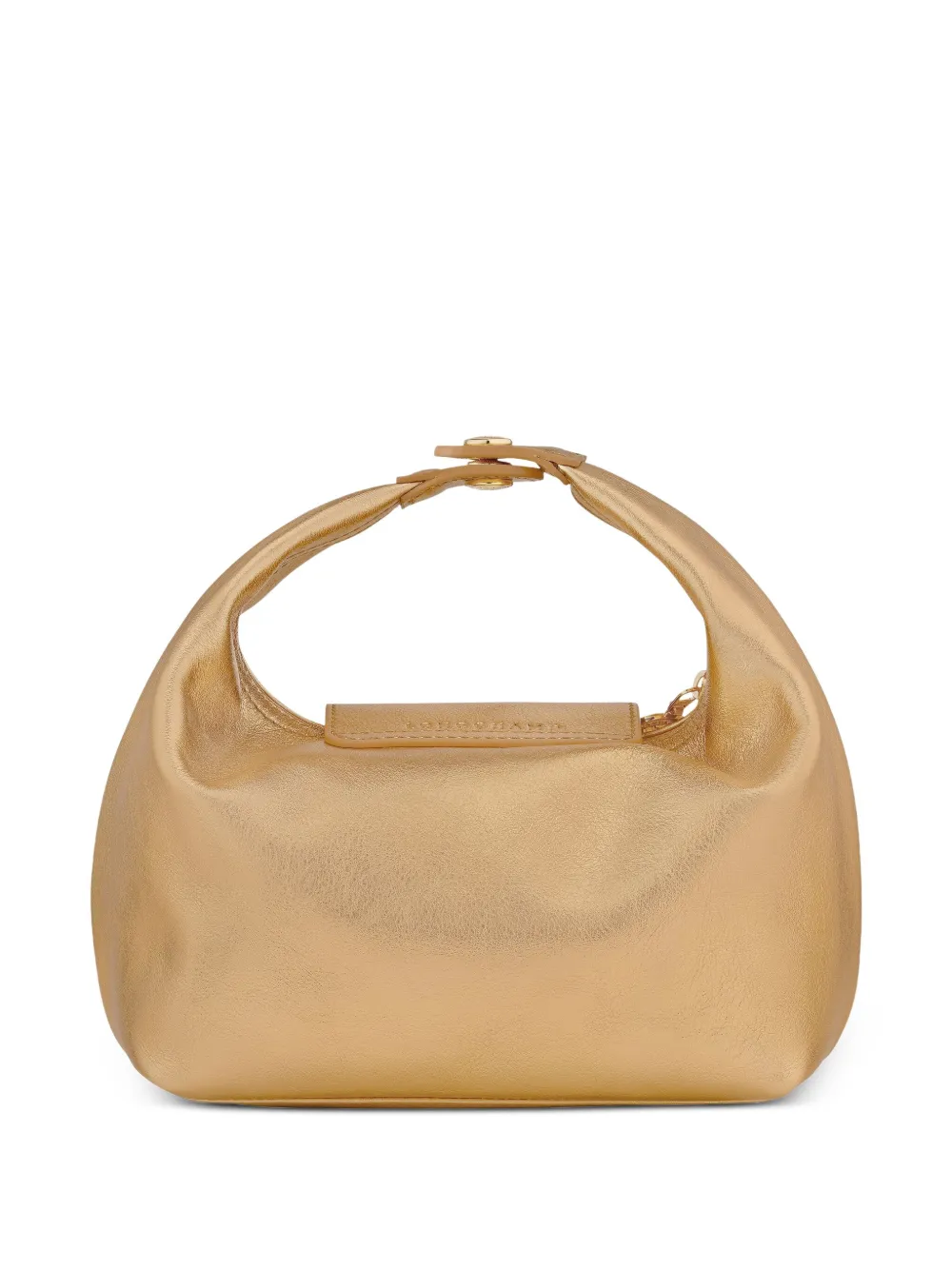 Longchamp Le Pliage Xtra leren mini-shopper Goud