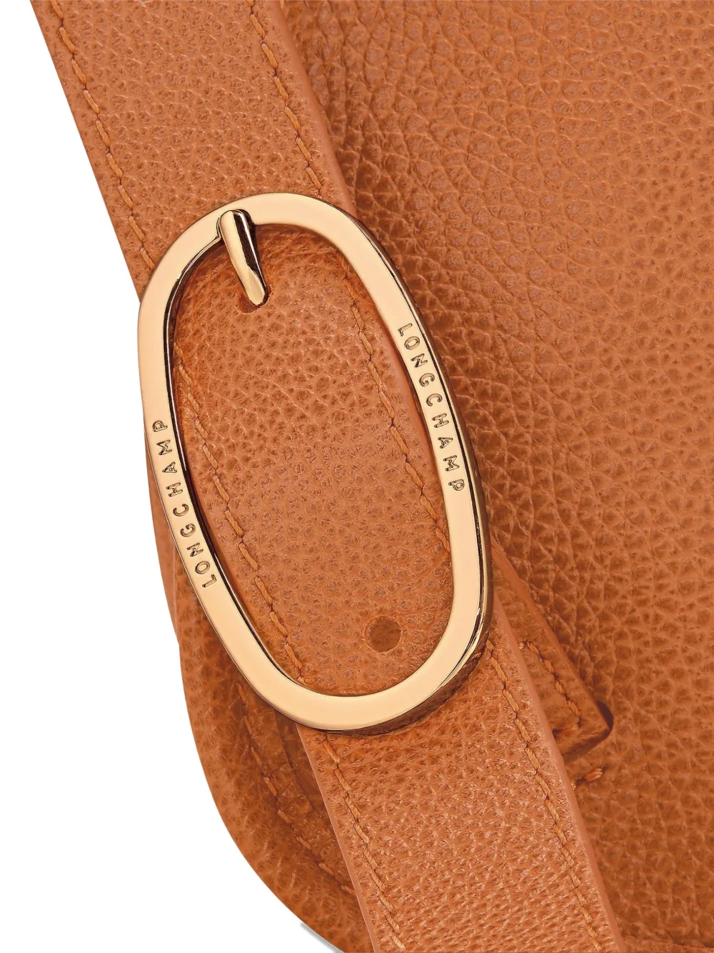 Longchamp Medium Le Foulonné Backpack In Brown