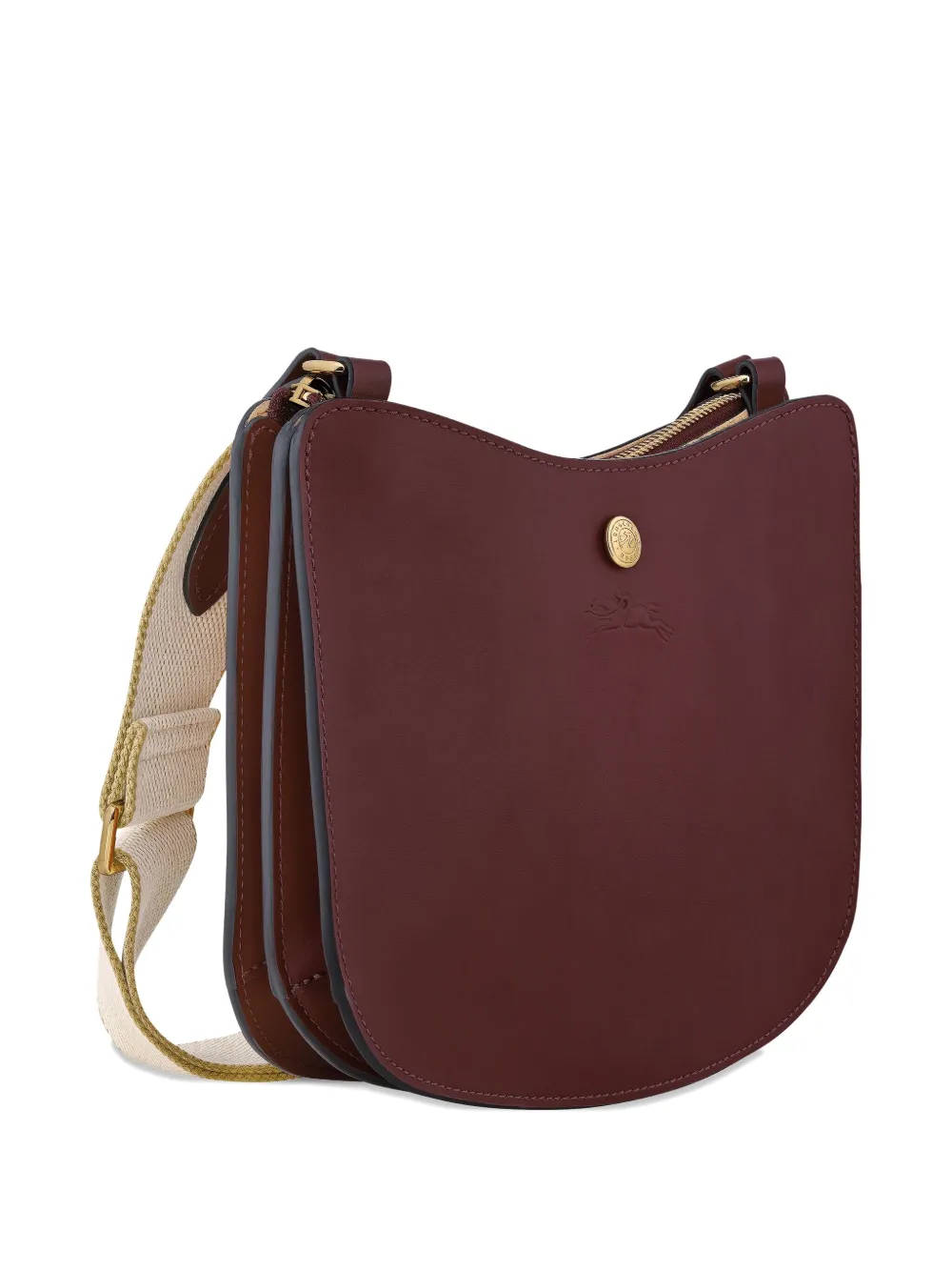 Longchamp Kleine Épure crossbodytas met logo Bruin