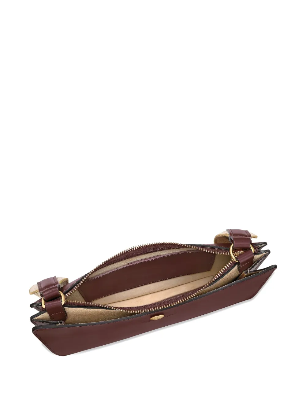 Longchamp Kleine Épure crossbodytas met logo Bruin