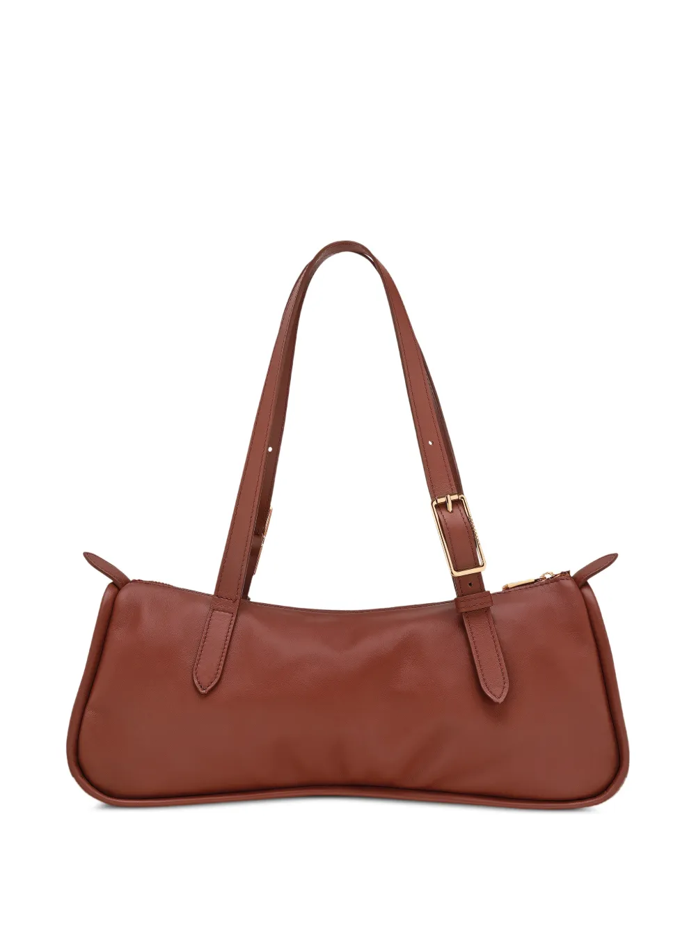 Longchamp L Looong Buckle-strap Shoulder Bag - Brown 