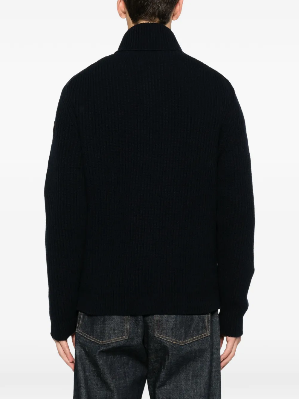 Moncler pocket zip sweater Blauw