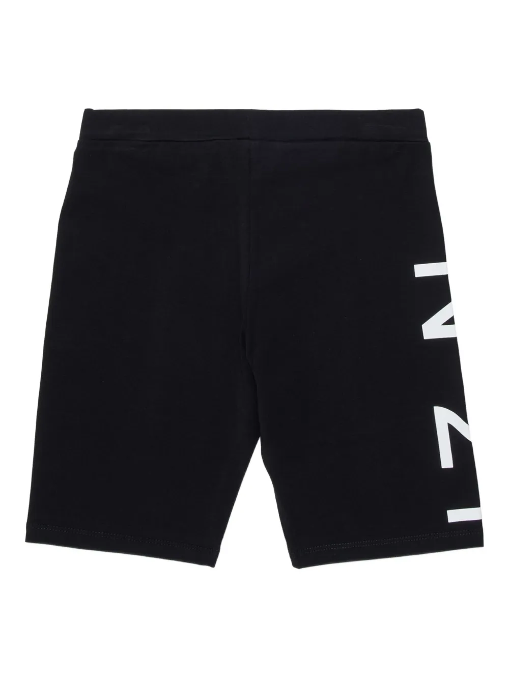  Nº21 Kids Logo-detail Shorts - Black 