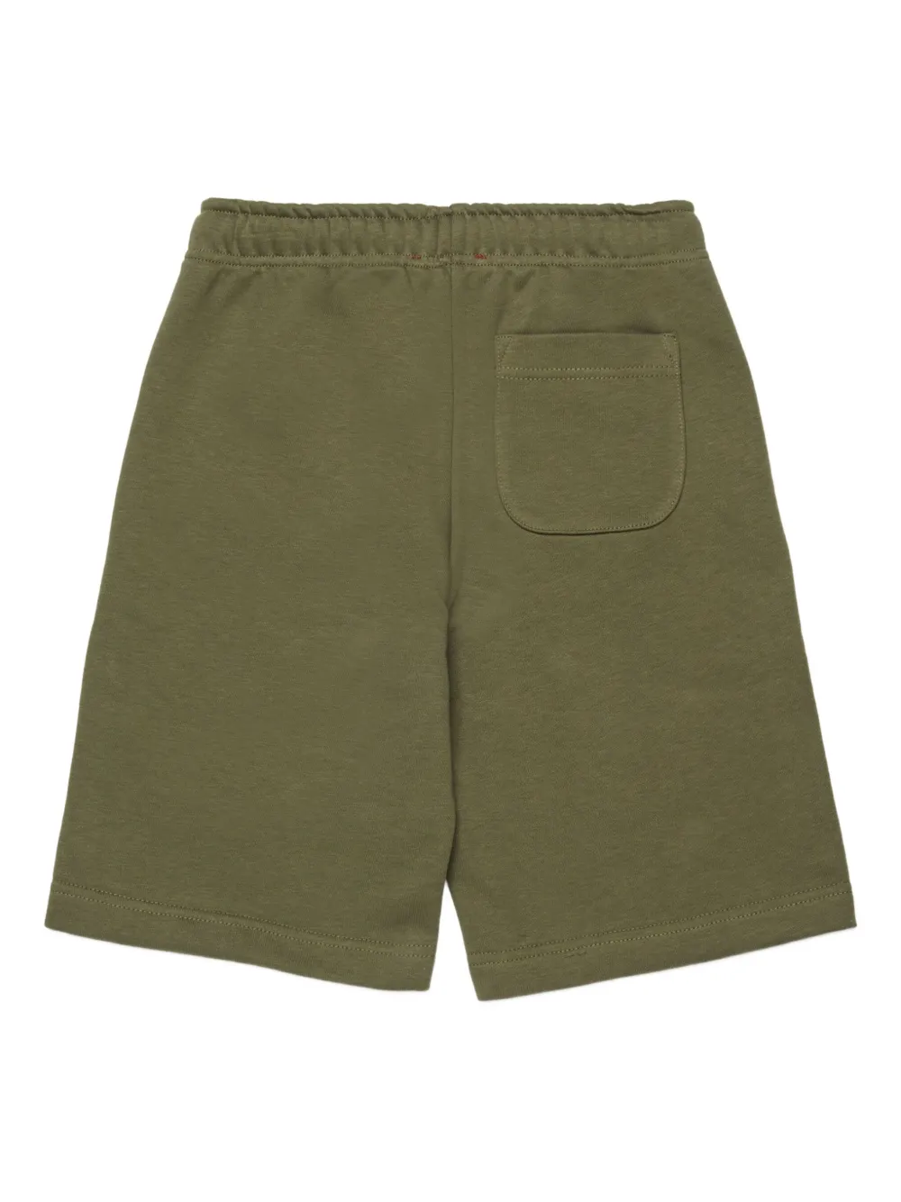 Diesel Psvale Logo-print Shorts In Green