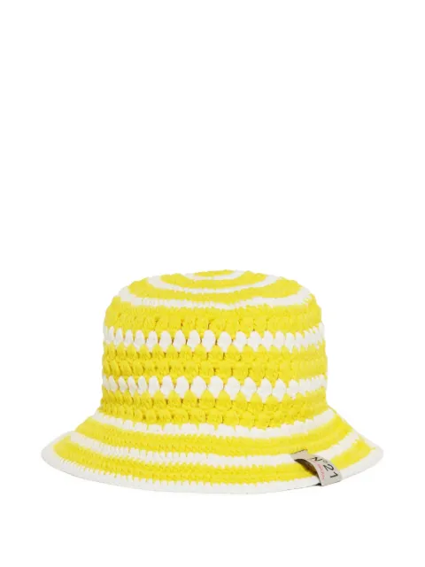 Nº21 Kids striped-pattern crochet hat