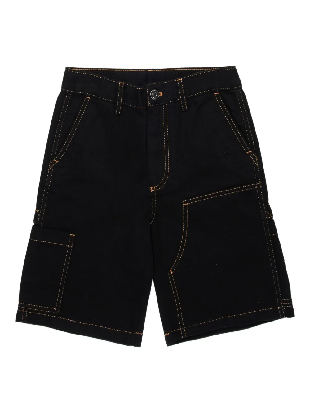 Nº21 Kids Shorts con cuciture a contrasto - Nero