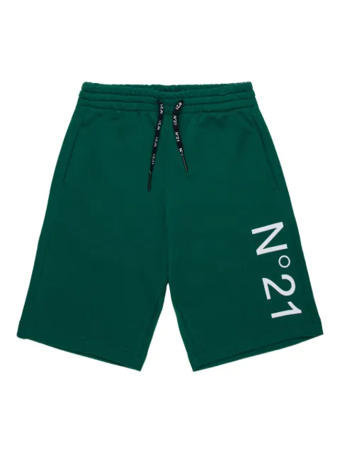 Nº21 Kids logo-print shorts