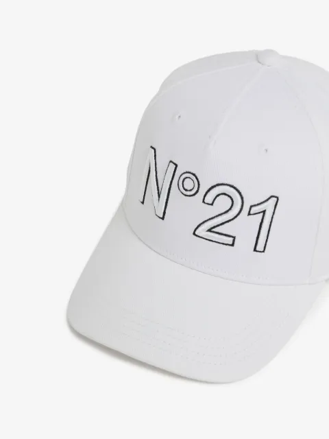 Nº21 Kids logo-embroidered baseball cap