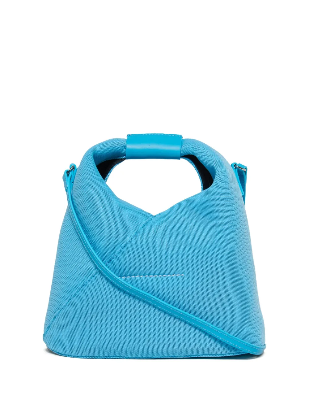 MM6 Maison Margiela Kids Borsa a tracolla con design a inserti - Blu
