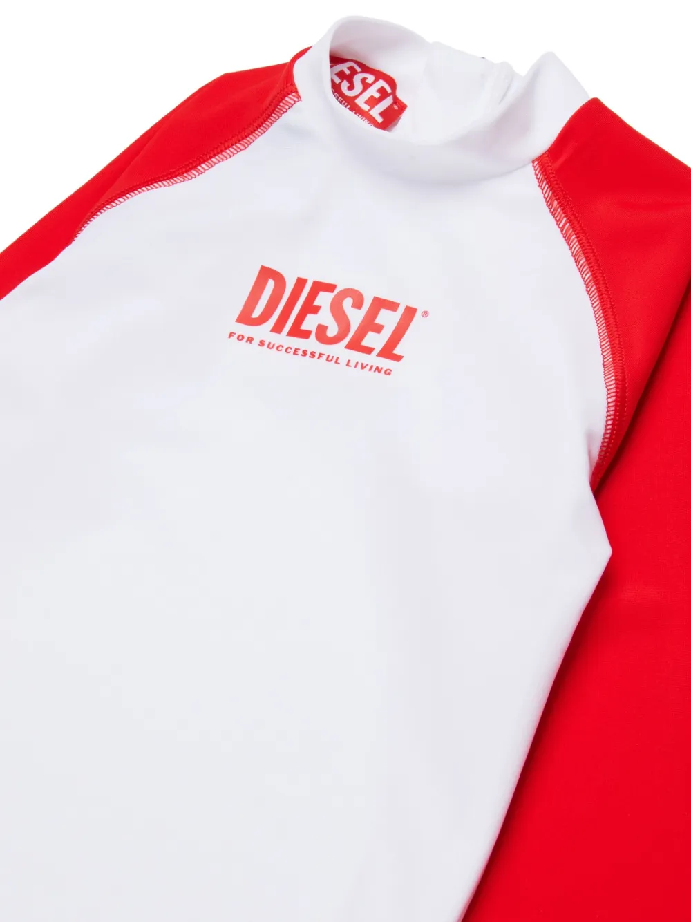Diesel Kids Mtrib T-shirt met lange mouwen Wit