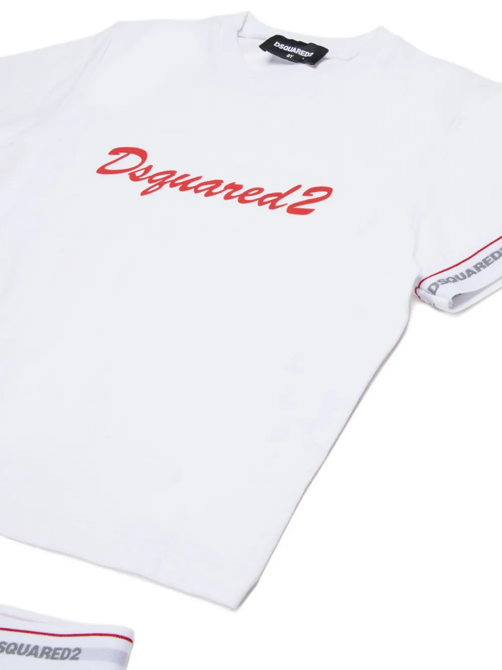 DSQUARED2 KIDS Pyjama met logodetail Wit