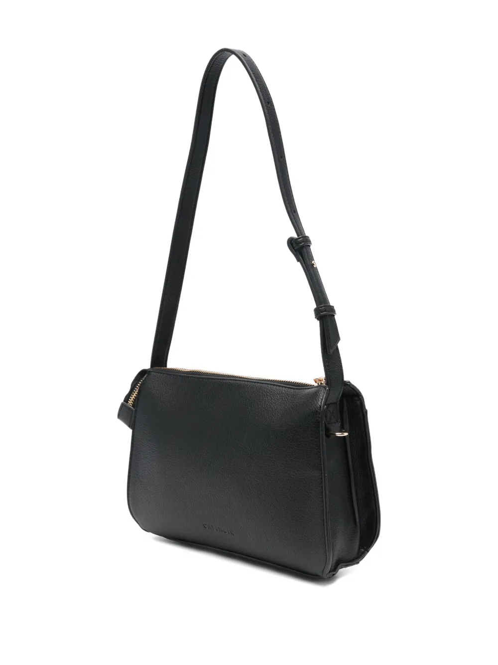 Cafènoir Embellished Buckle Shoulder Bag In Black