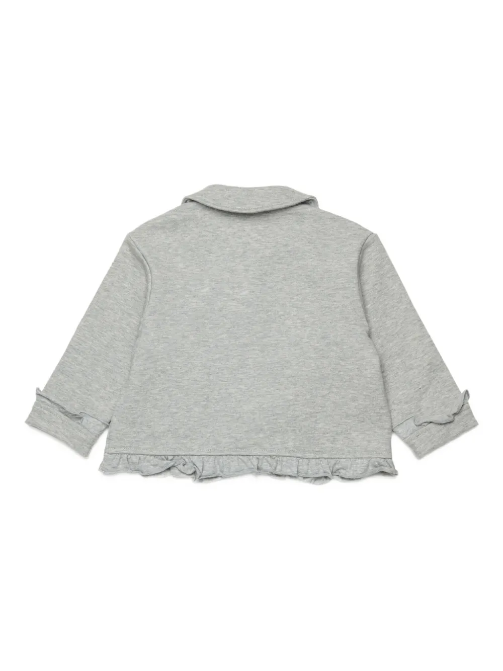 Marni Kids ruffled-trim logo-detail jacket | Blazers | Image 2