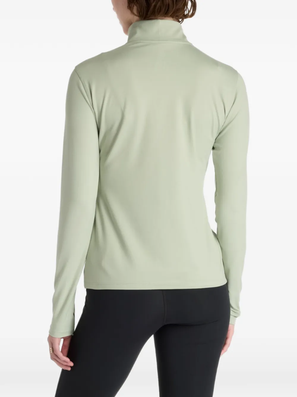 New Balance Sweater met korte rits Groen