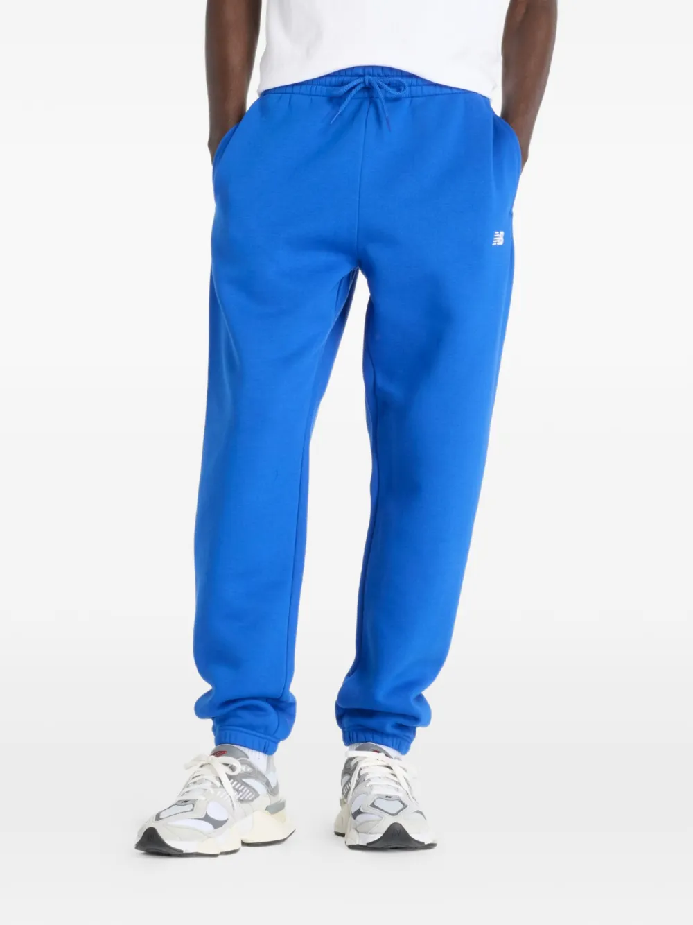 New Balance logo-embroidered joggers - Blu