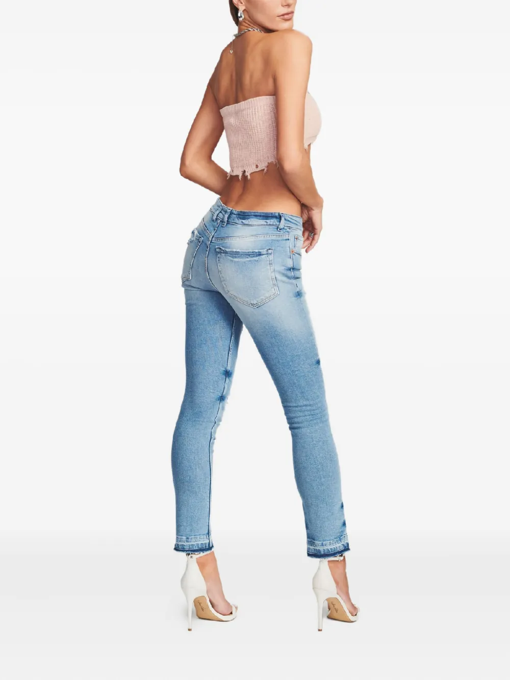 Ser.o.ya Toya Distressed Jeans In Blue