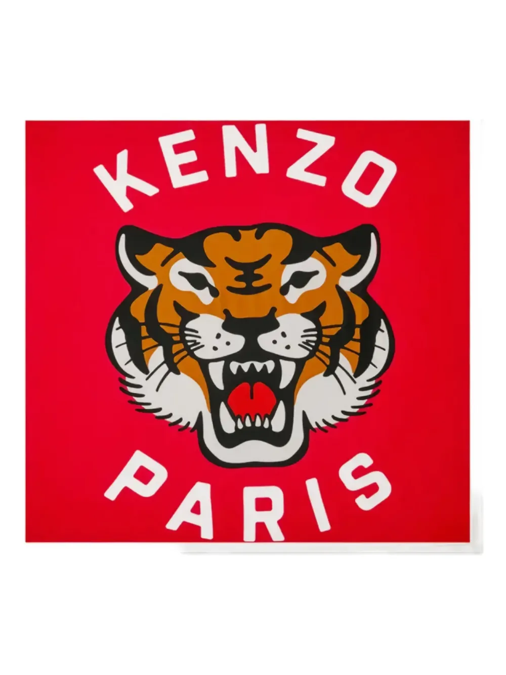 Kenzo Kids Lucky Tiger scarf - Rosso