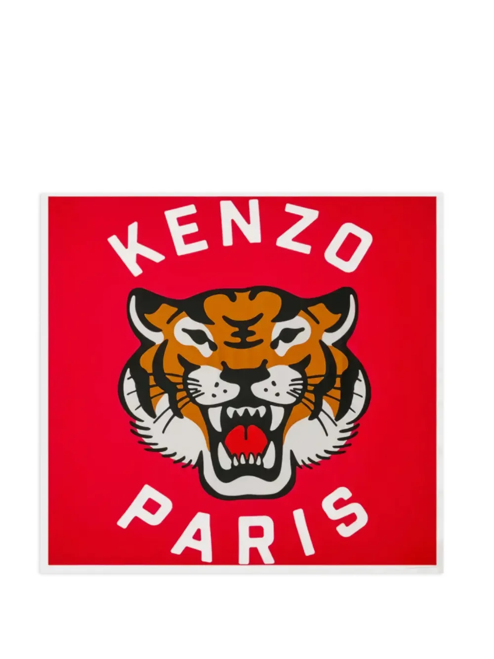Kenzo Kids Lucky Tiger scarf - Rosso