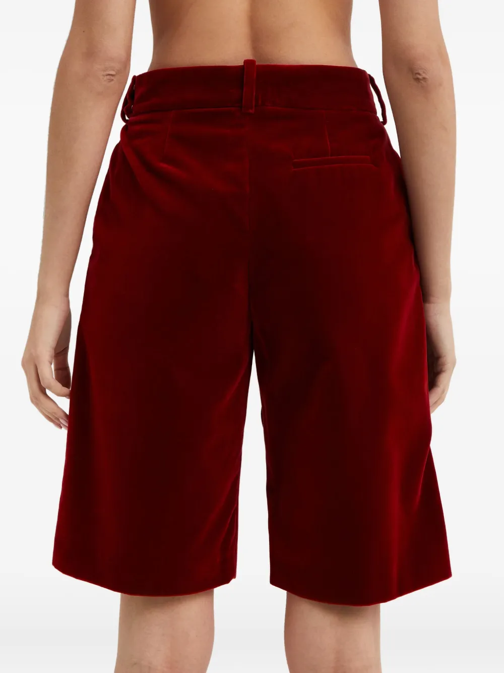 Alexandre Vauthier Formele shorts Rood