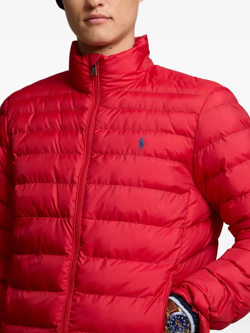 Polo Ralph Lauren Gewatteerd jack Rood