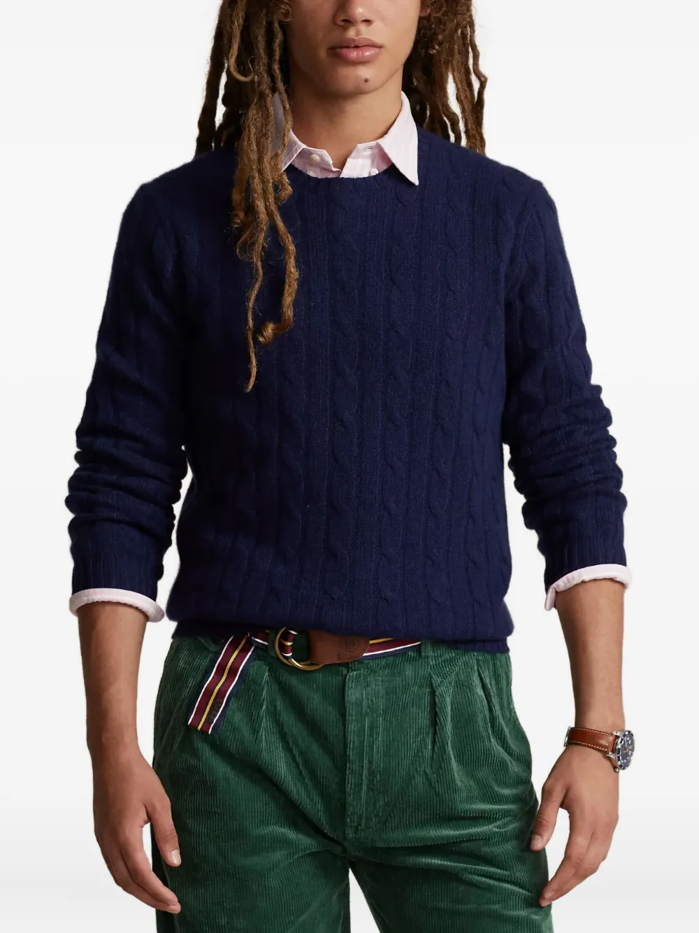 Polo Ralph Lauren Crew-neck Sweater In Blue