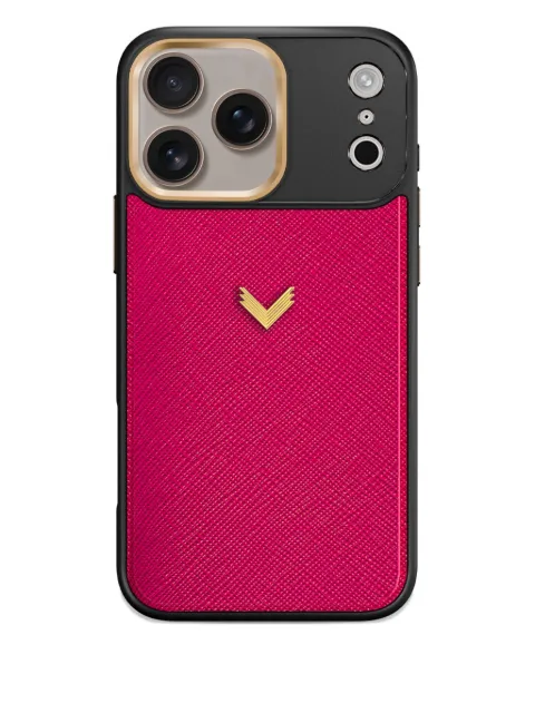 VELANTE Montserrat iPhone 17 Pro Saffiano-leather phone case