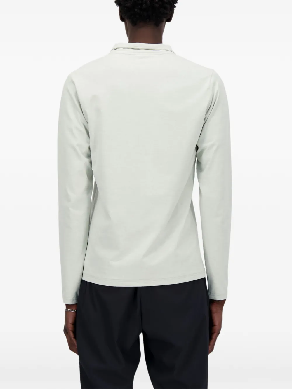 New Balance Sweater met korte rits Beige