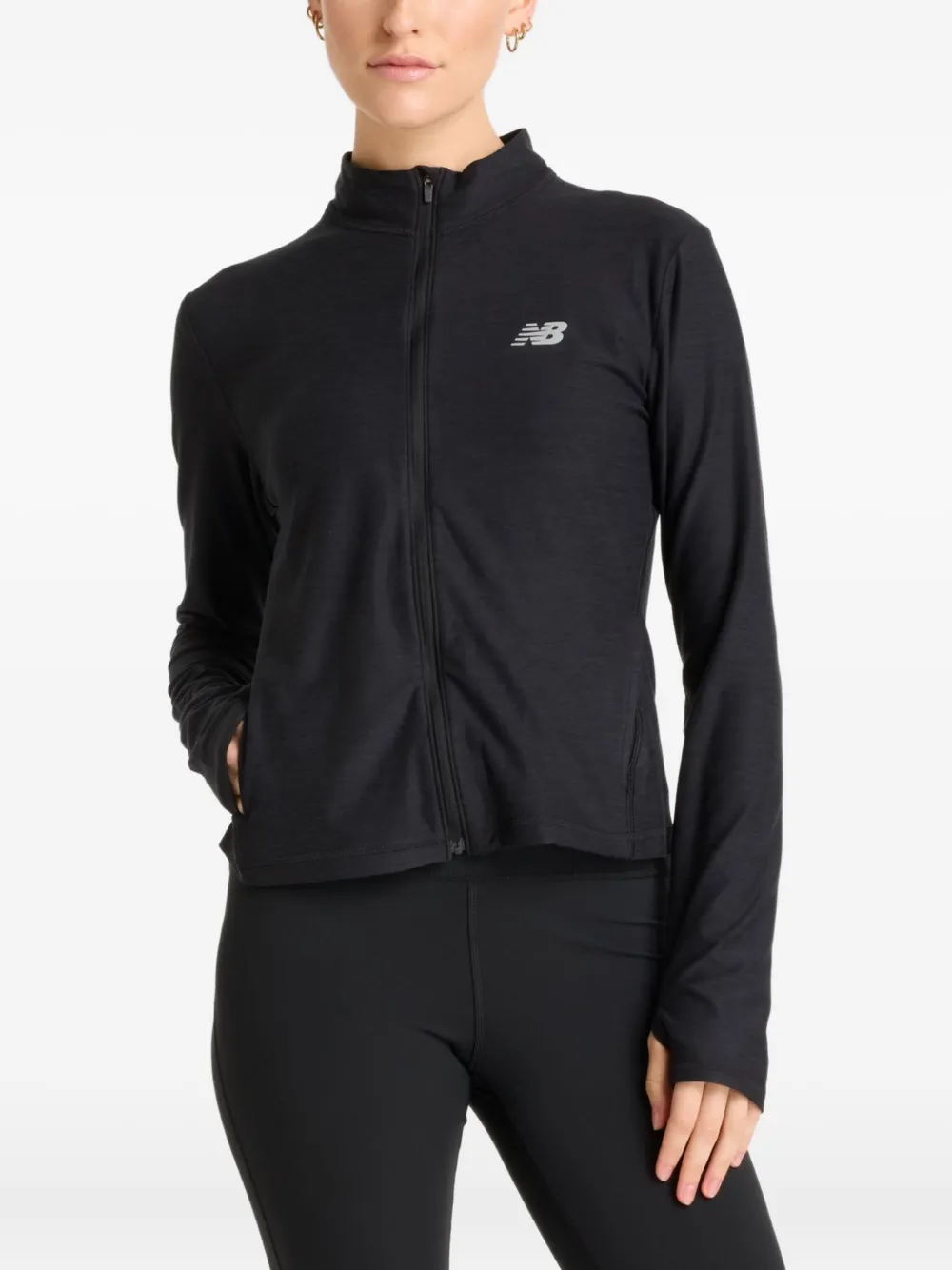 New Balance Space Dye Jacke - Schwarz
