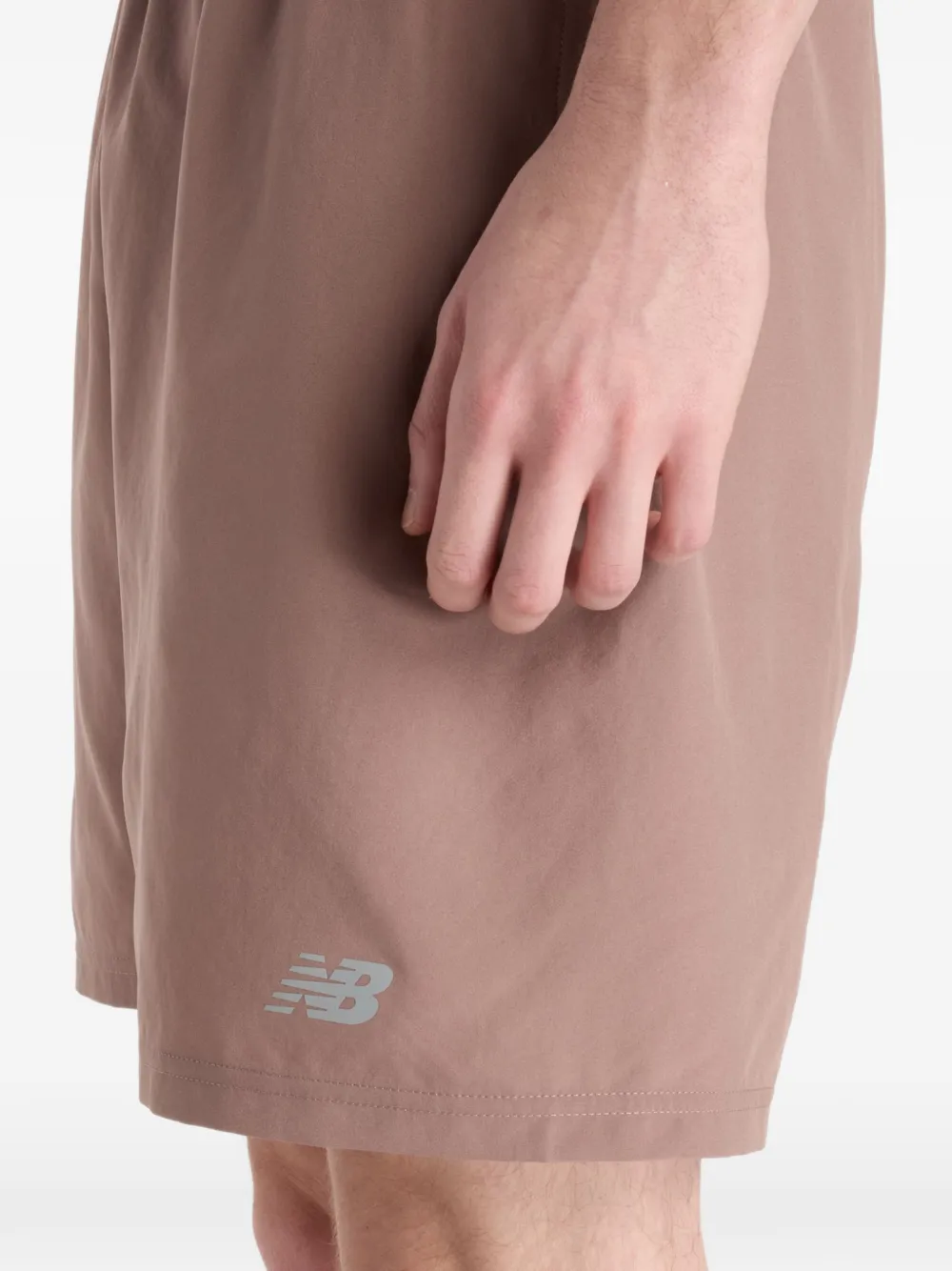New Balance Shorts met logodetail Bruin