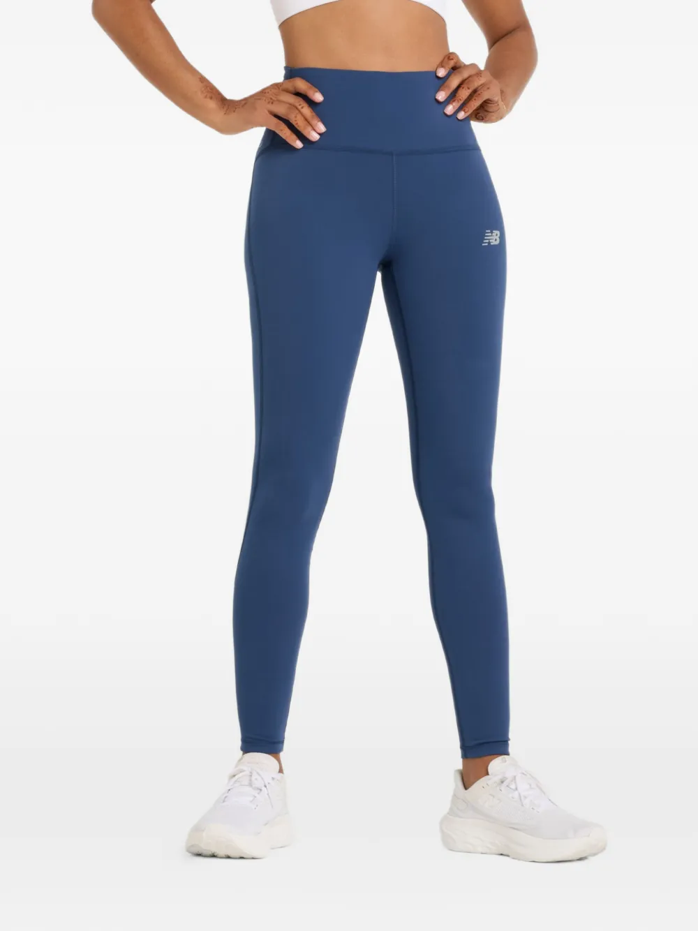New Balance Leggings con logo - Blu