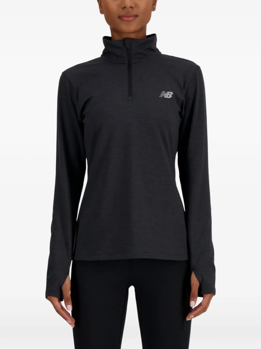 New Balance Felpa con mezza zip | nero | Image 1