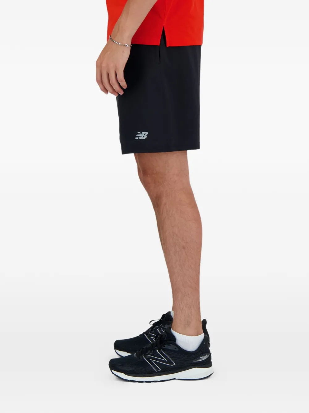 New Balance Shorts met logodetail Zwart