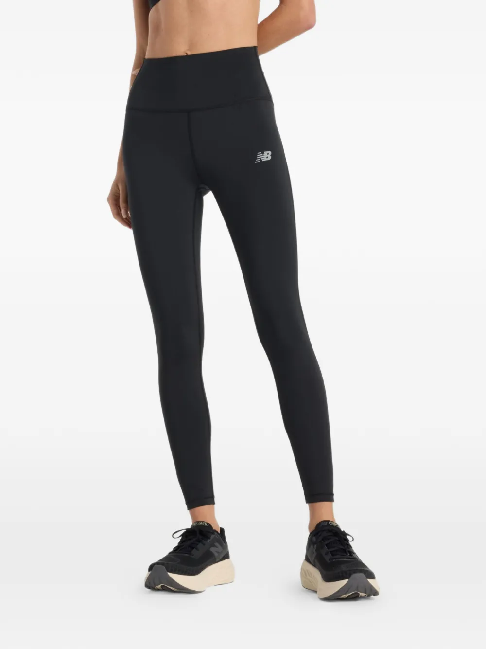 New Balance Leggings con logo - Nero