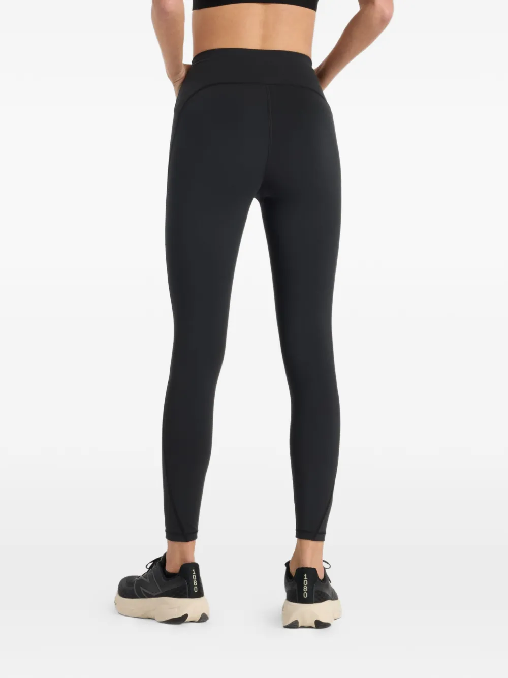 New Balance Legging met logodetail Zwart