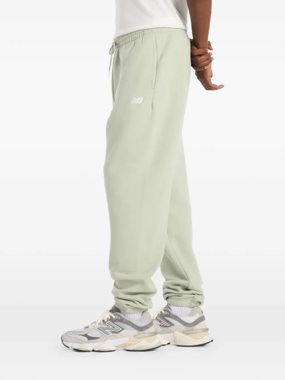 New Balance Joggingbroek met logodetail Groen