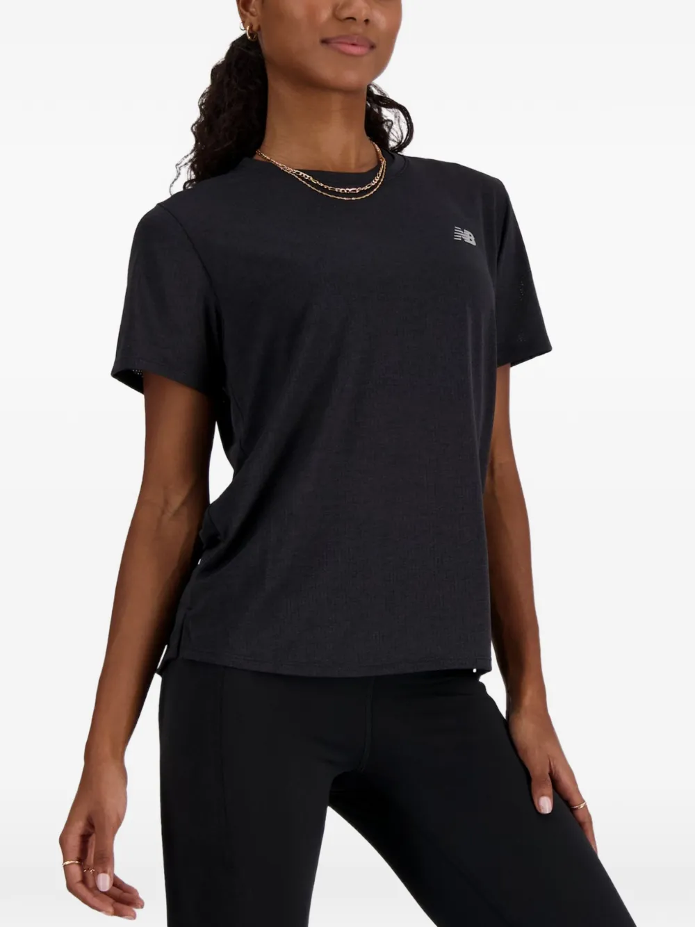 New Balance T-shirt con logo - Nero