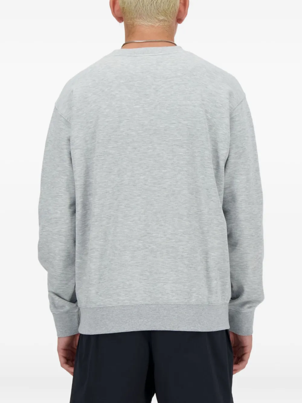  New Balance Essentials Fleece Crew-neck Sweatshirt - Grey 
