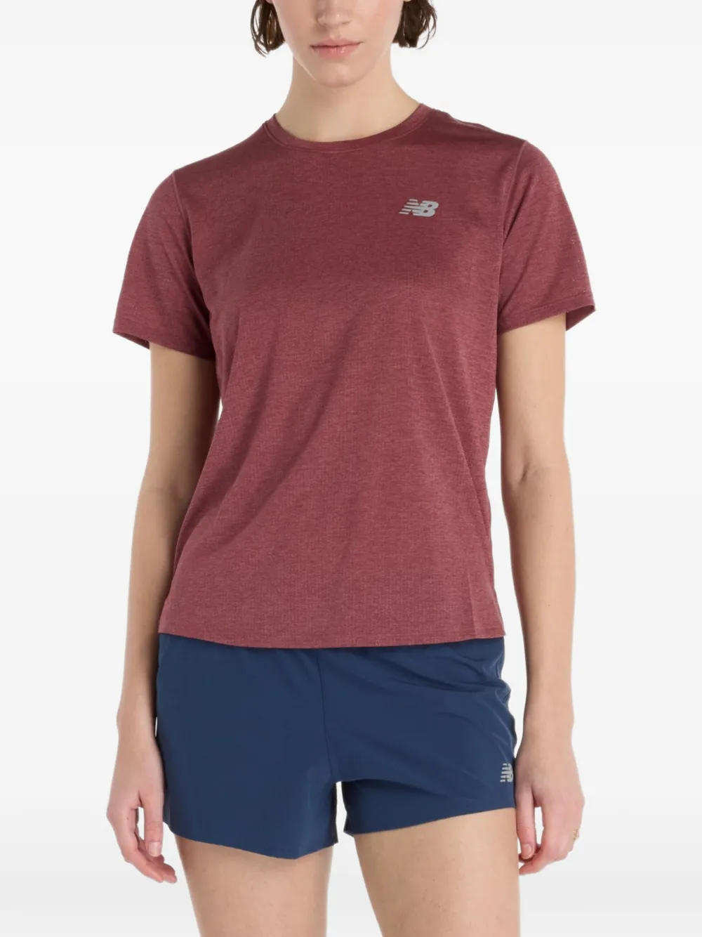 New Balance T-shirt con logo - Rosso