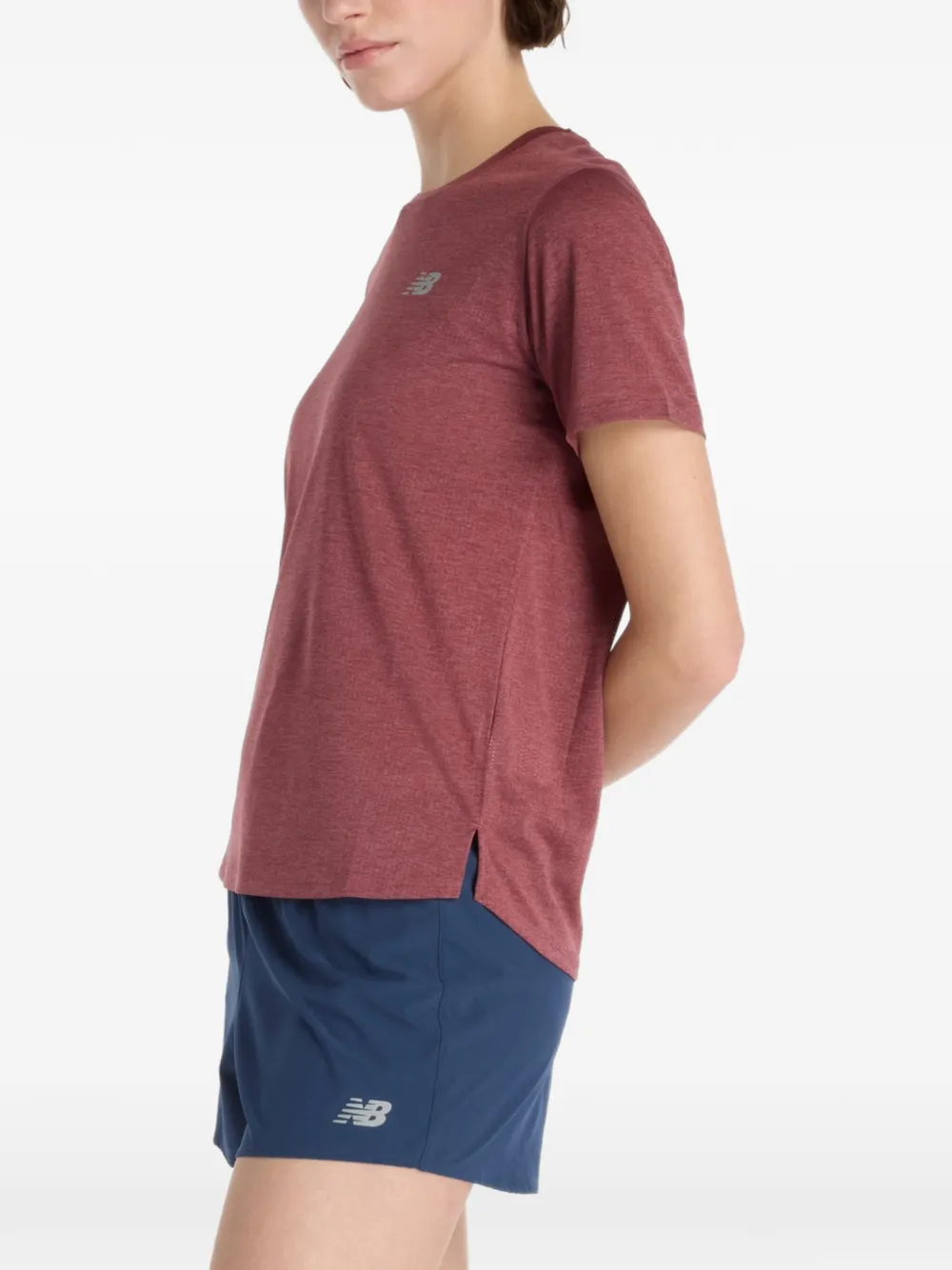 New Balance T-shirt met logo Rood