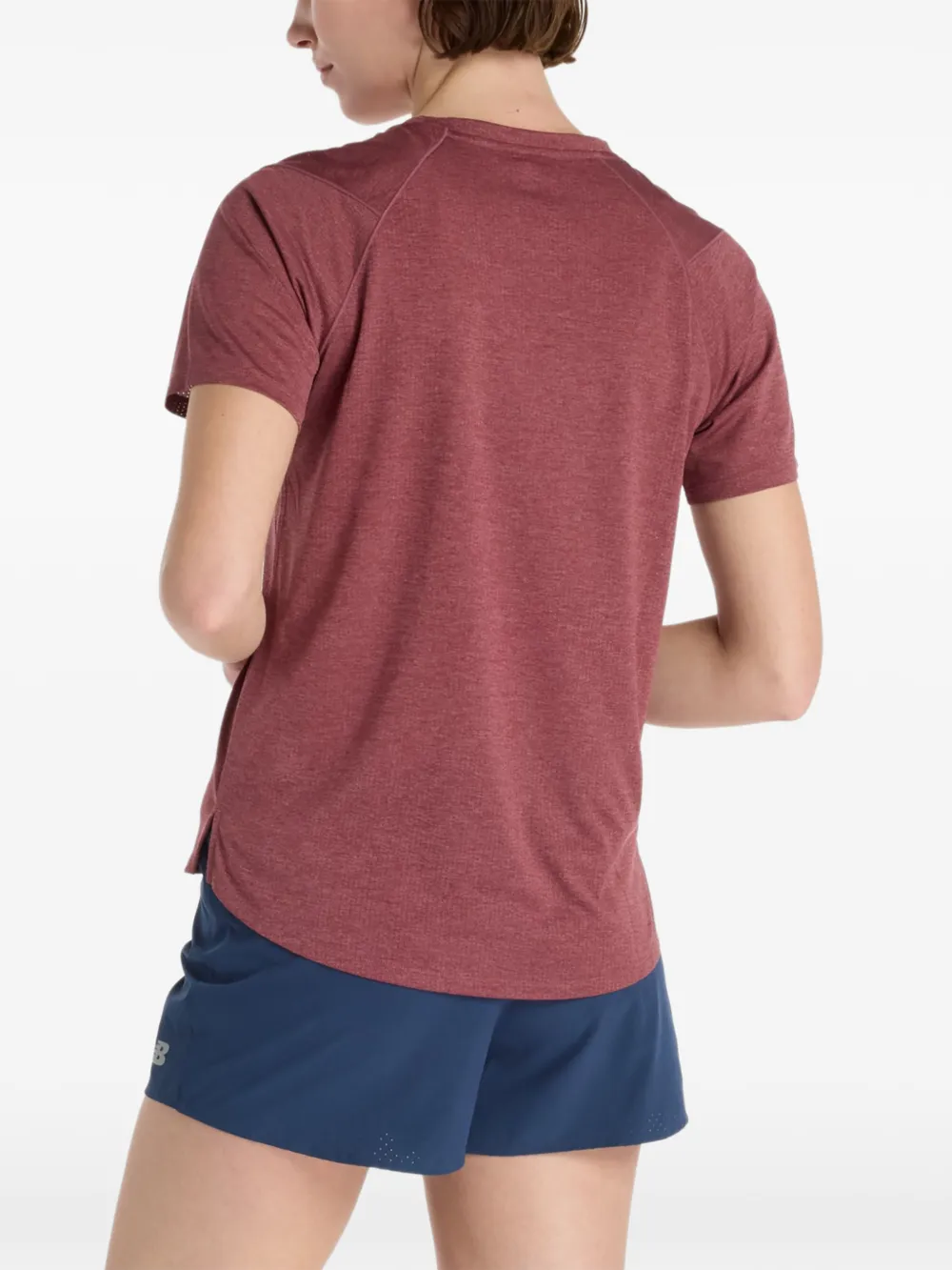 New Balance T-shirt met logo Rood