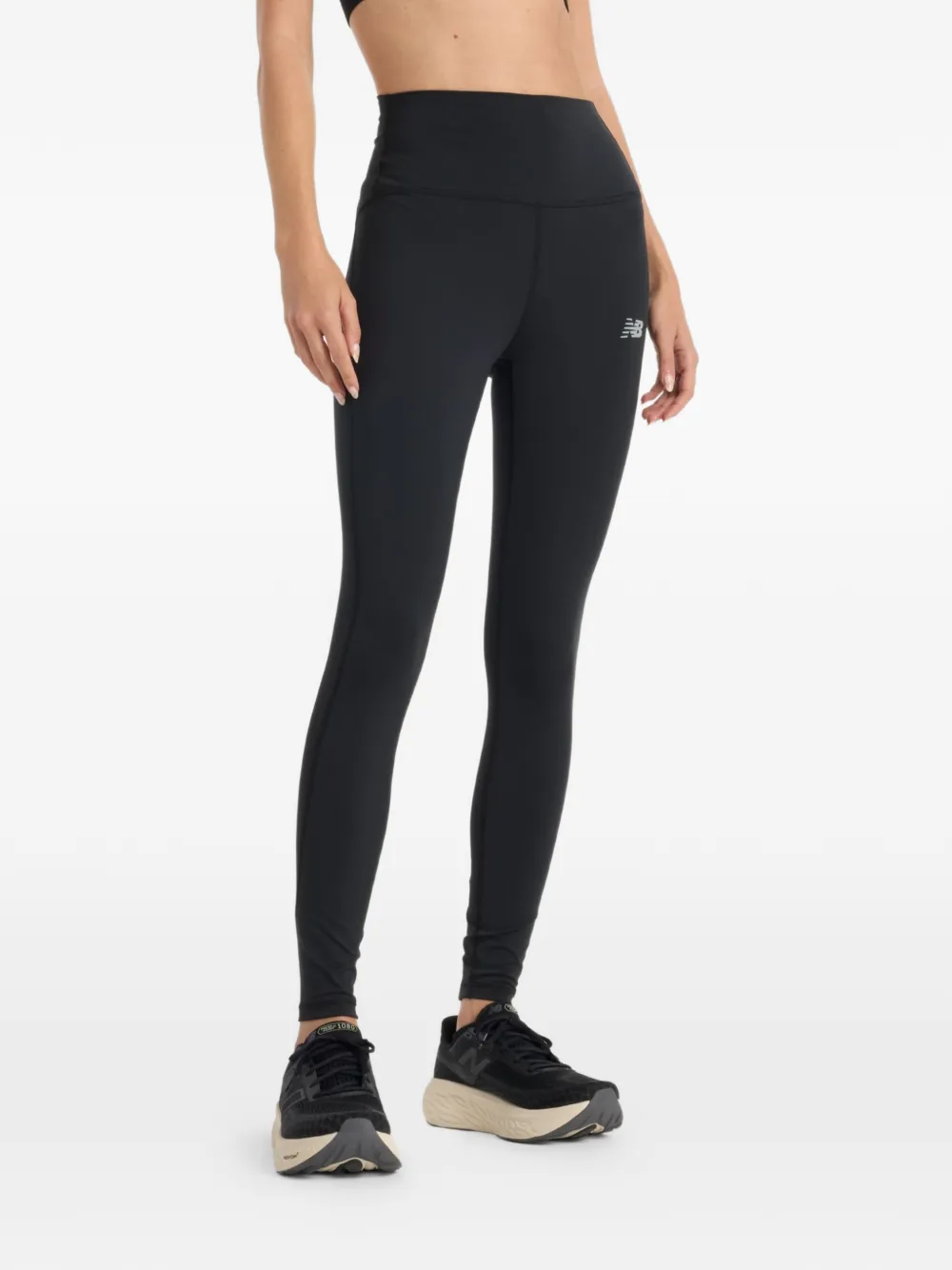 New Balance Legging met logoprint Zwart