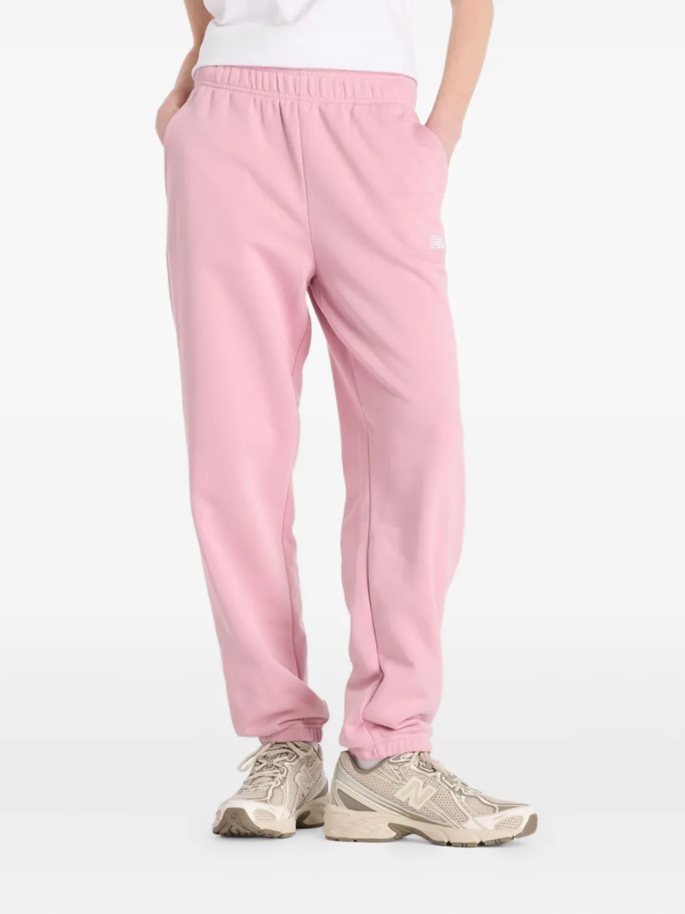 New Balance Pantaloni sportivi Sport Essential in pile - Rosa