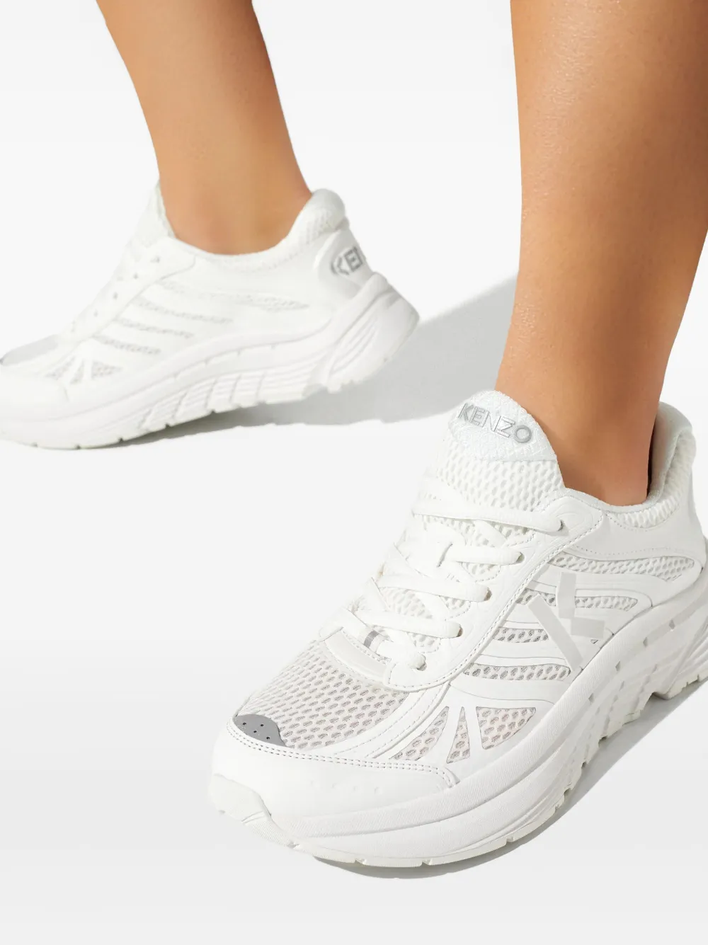 Kenzo Kids Pace low-top sneakers Wit