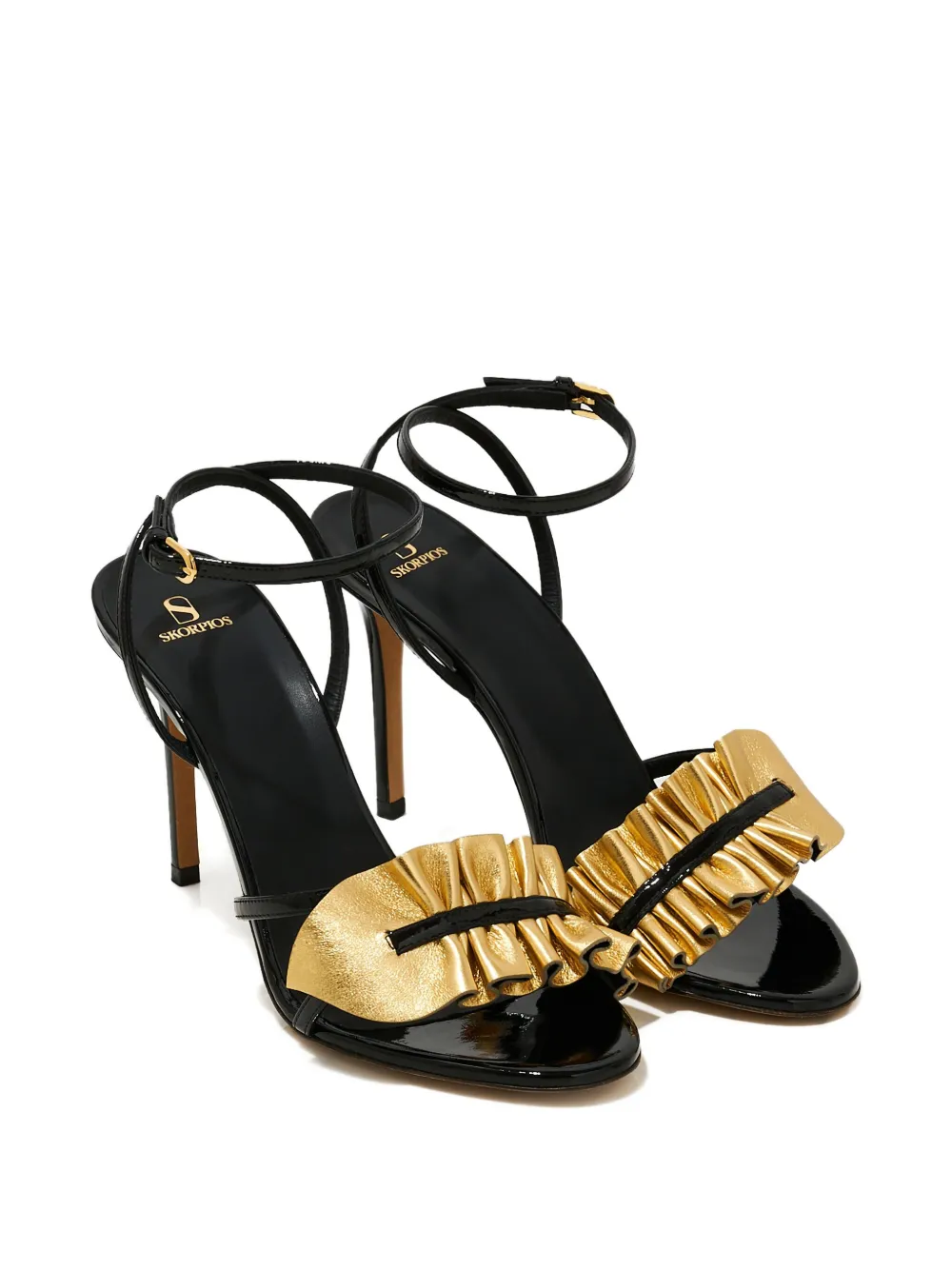 Maison Skorpios 95mm Almudena Sandals In Black