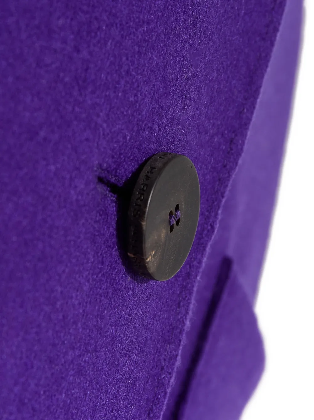 Harris Wharf London Jas met enkele rij knopen Paars