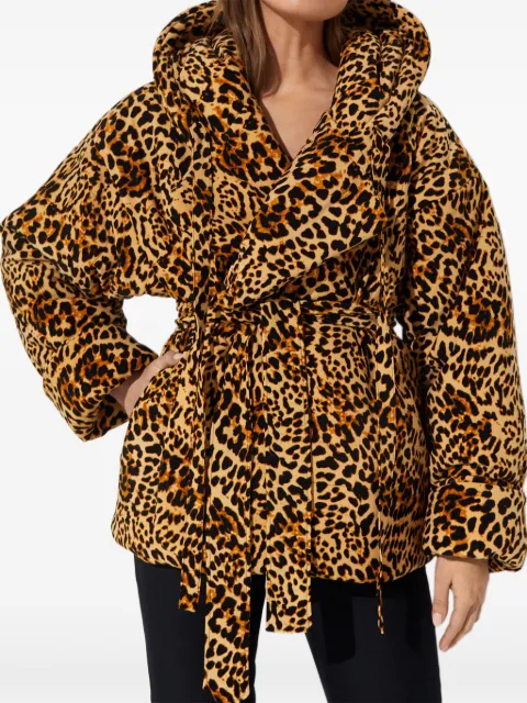 Norma Kamali tie-fastening padded jacket