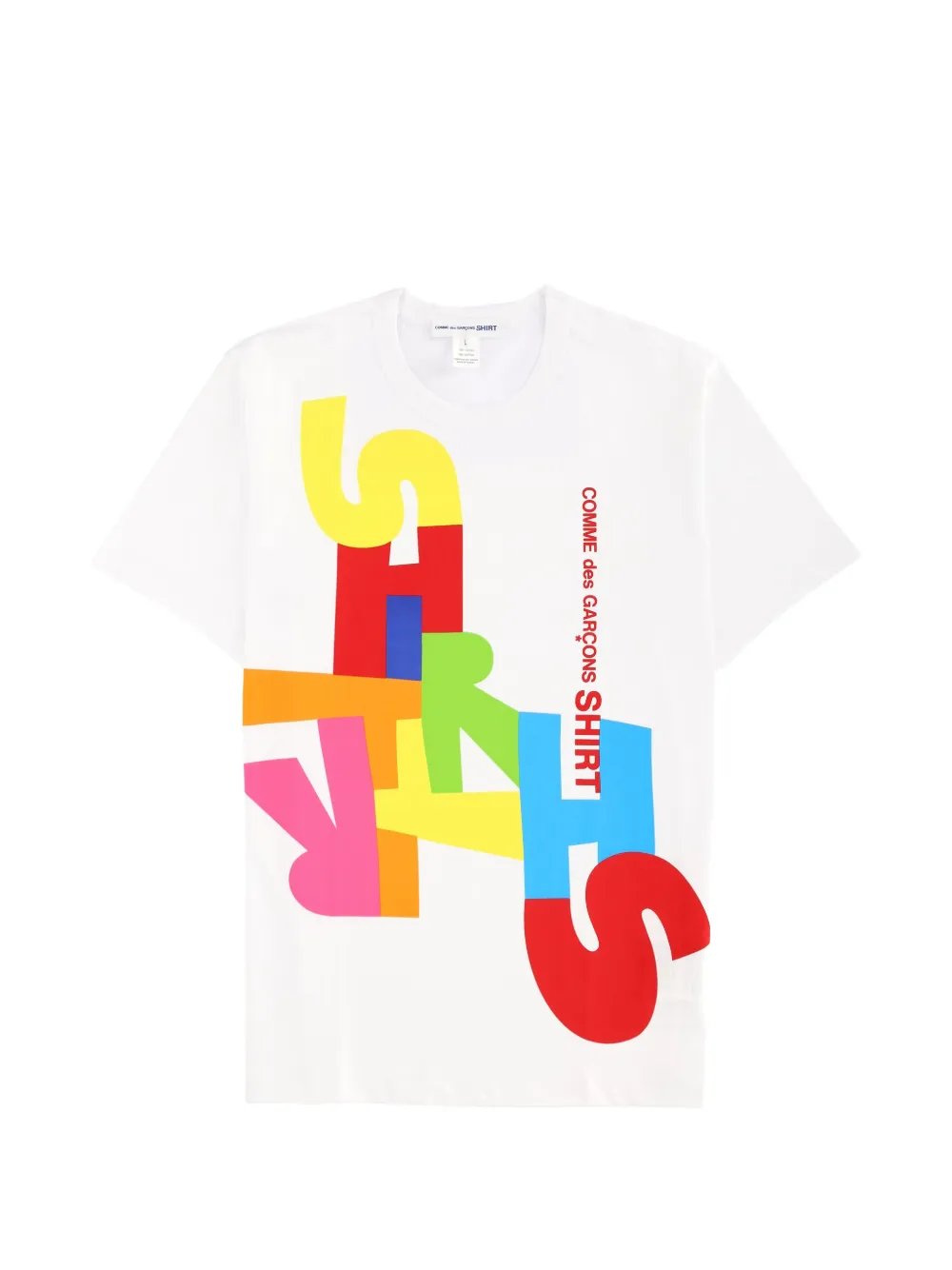 Comme Des Gar&ccedil;ons Shirt graphic-print T-shirt - Wit